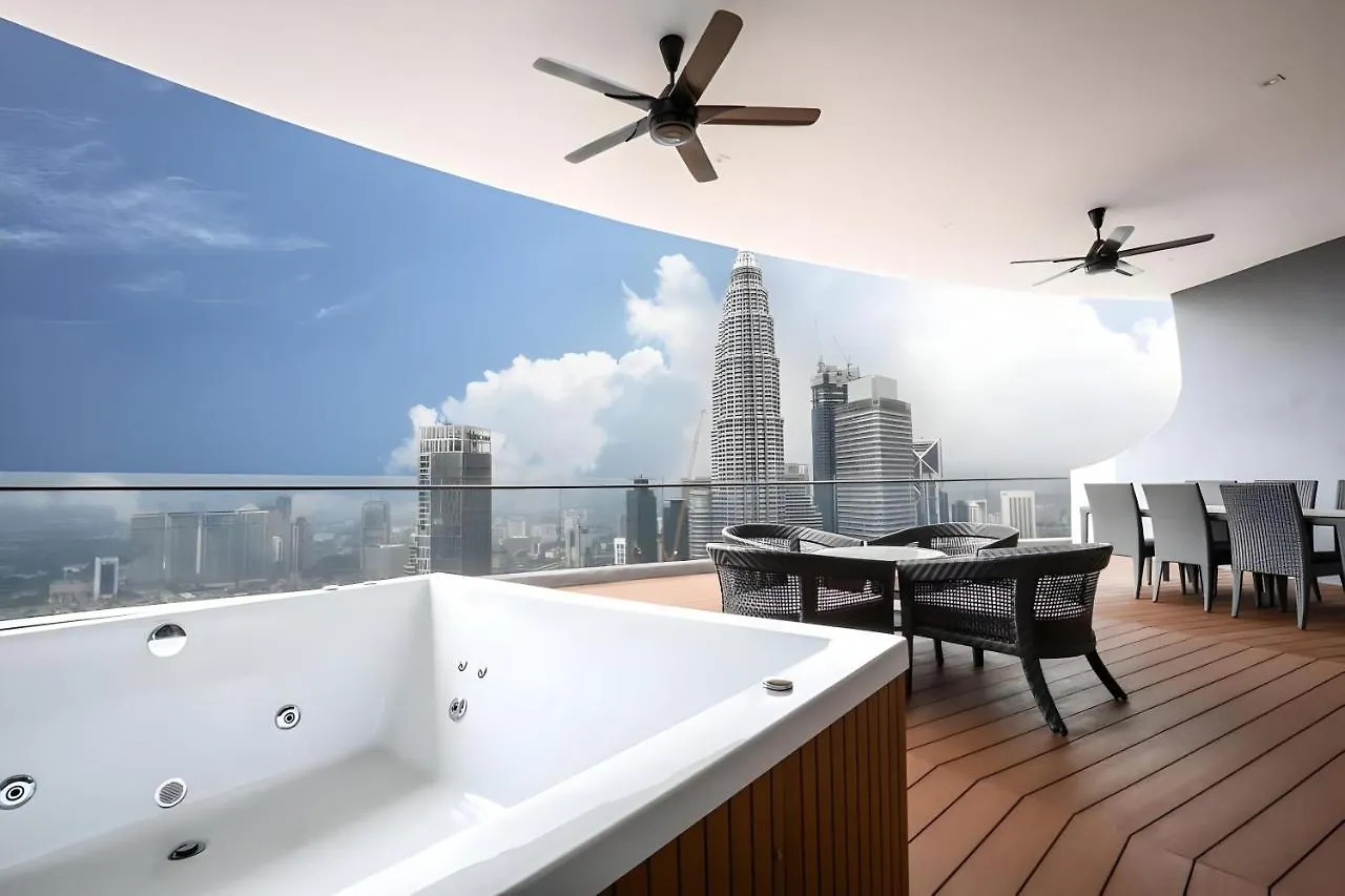 Daire Vortex Klcc Penthouse Twins Tower View Kuala Lumpur